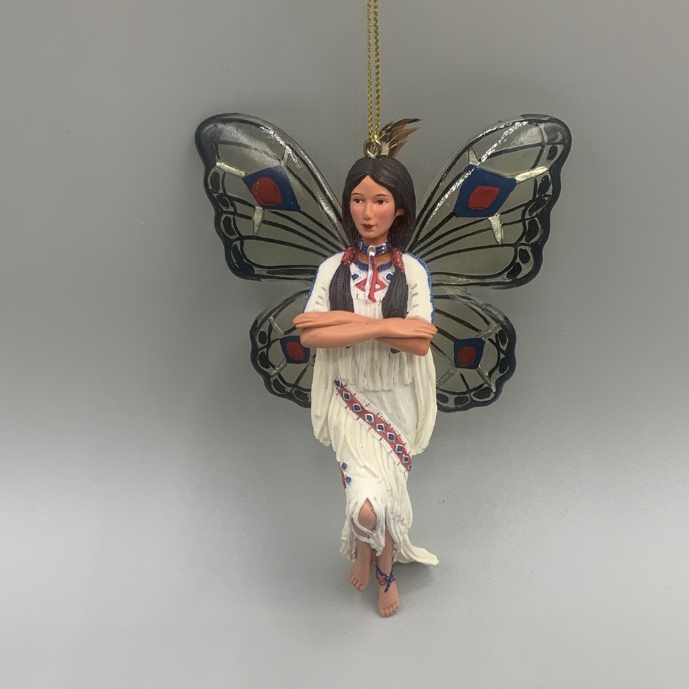 Ashton Drake Welcome to the New Dawn Spirit Of The Butterfly Dancer Ornament